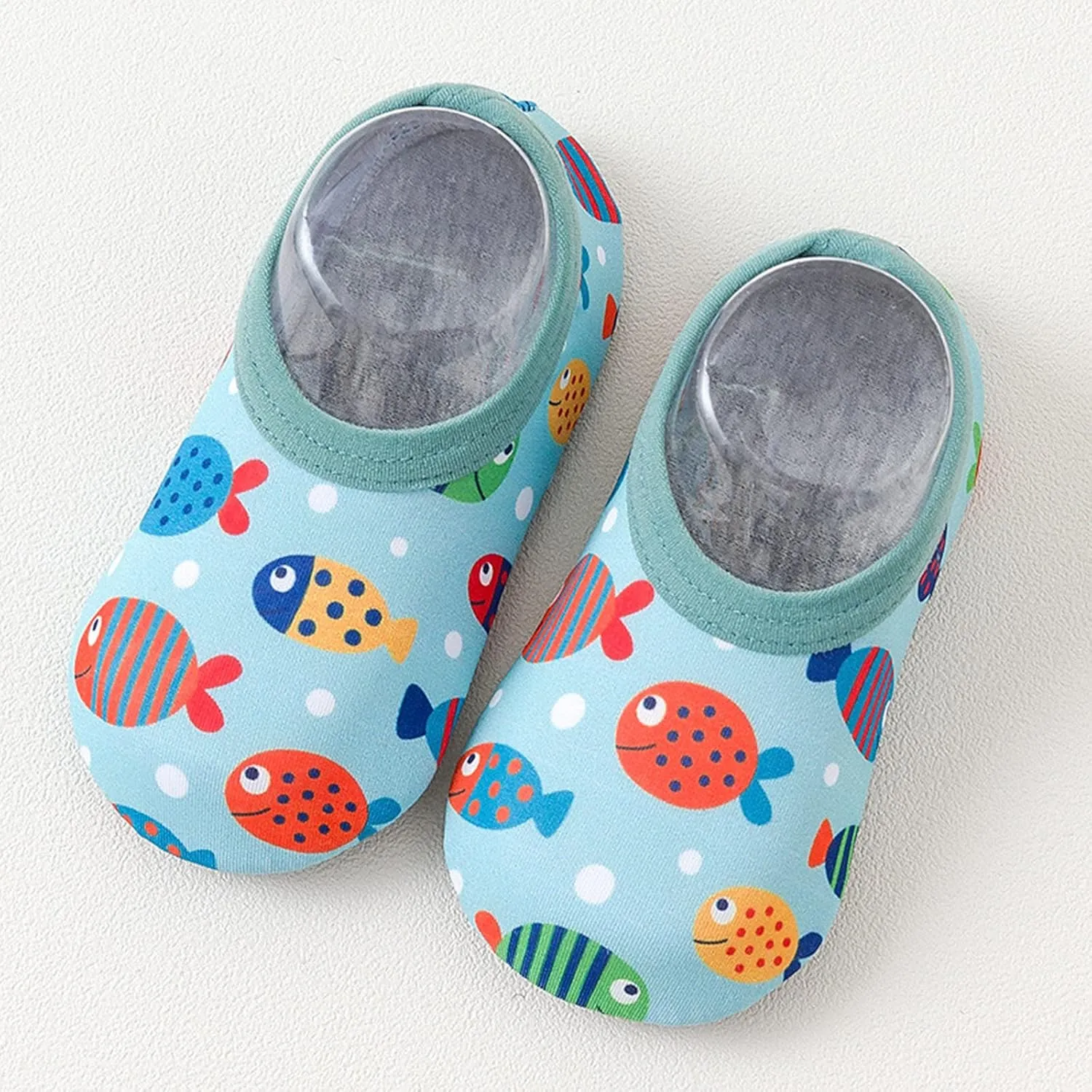 Baby Sock Shoes Water Shoes Baby Kids Socks Barefoot Shoes Swim Cartoon Non-Slip Girls Boys Baby Shoes White Shoes B