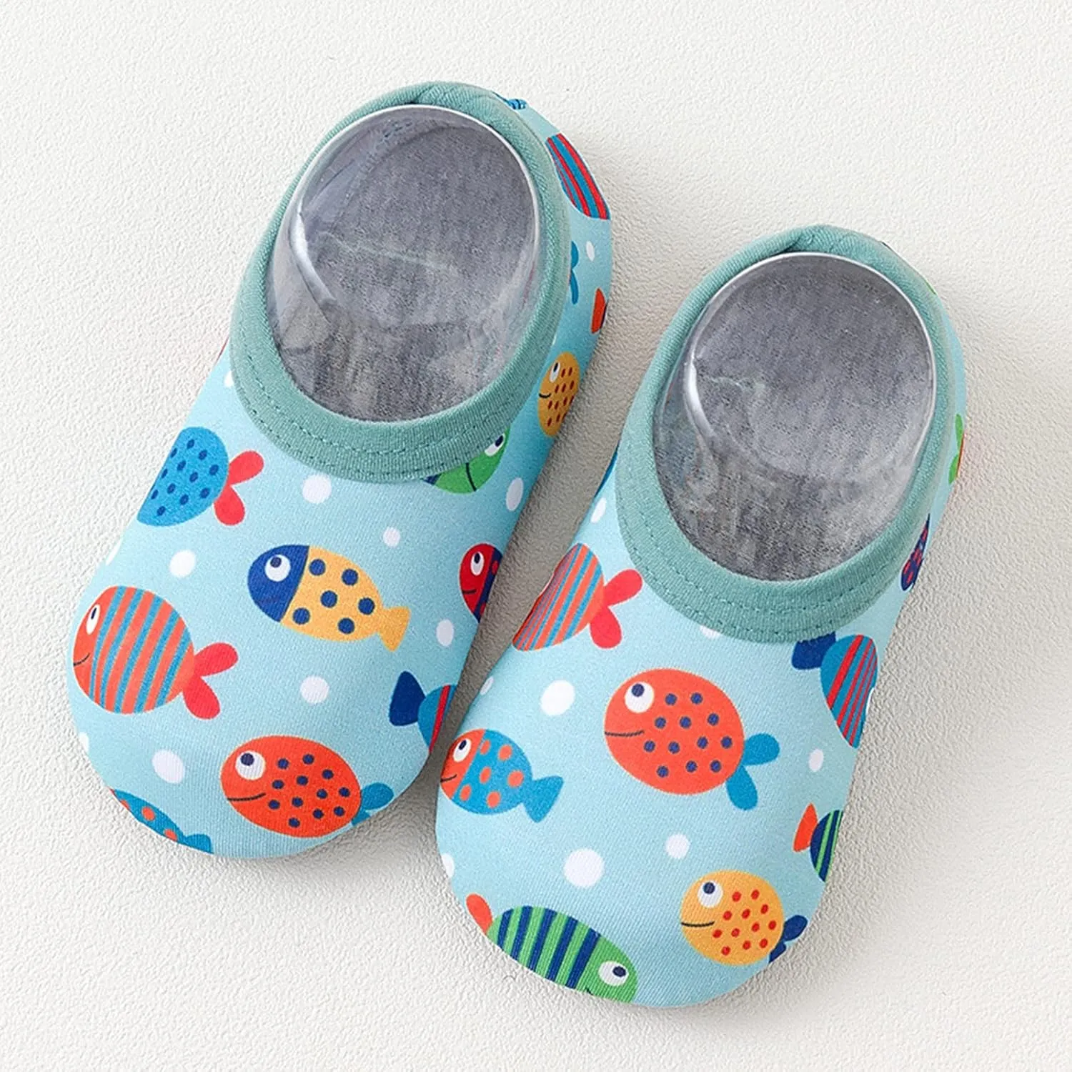 Baby Sock Shoes Water Shoes Baby Kids Socks Barefoot Shoes Swim Cartoon Non-Slip Girls Boys Baby Shoes White Shoes B