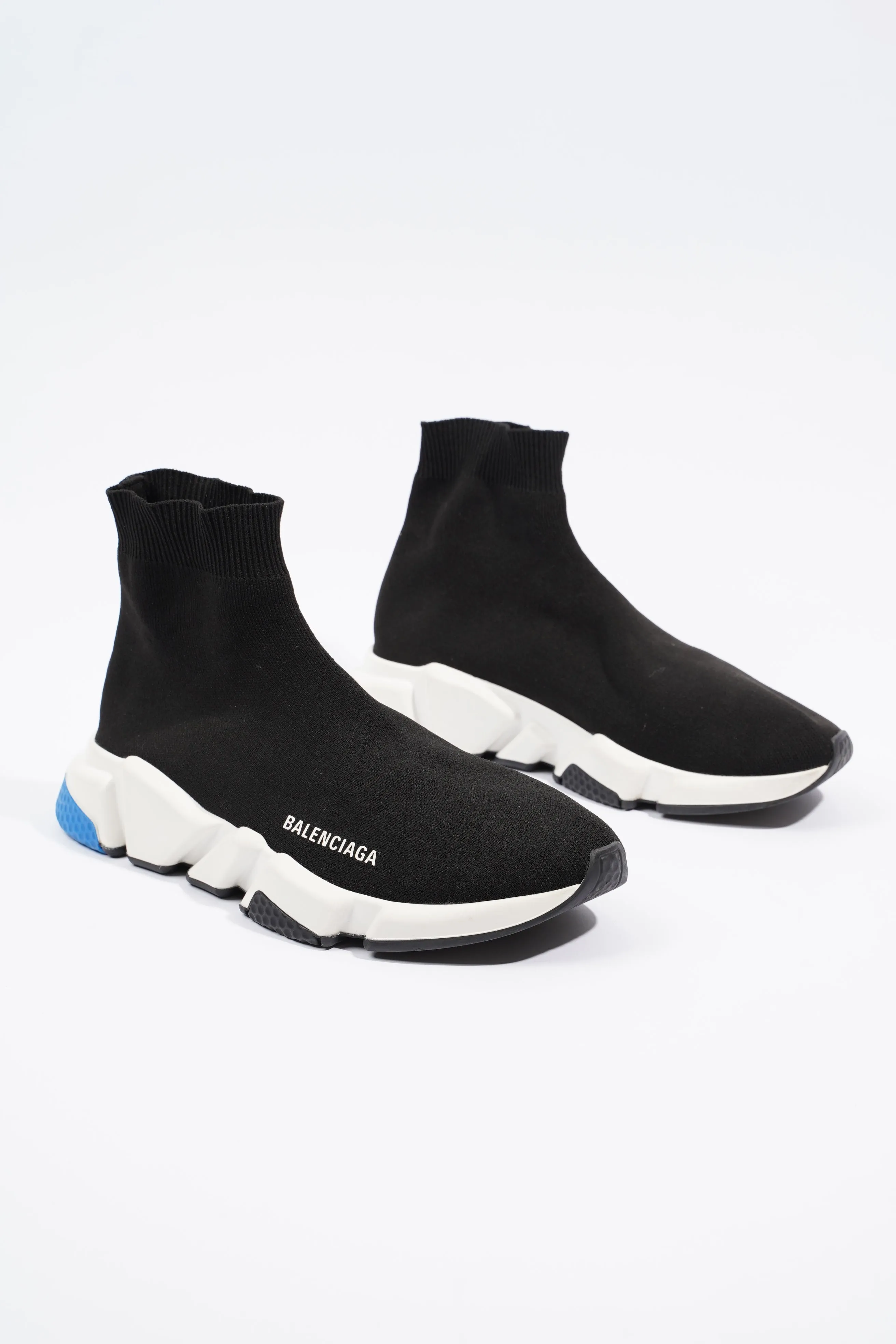 Balenciaga Speed Black / White / Blue EU 40 / UK 6