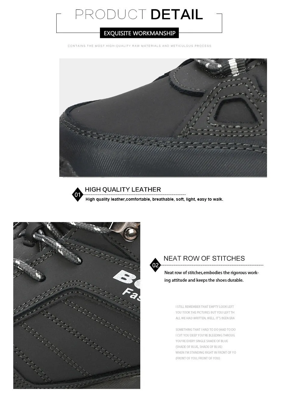 BONA Men Boots Anti-Skidding Leather Shoes Men Popular Comfy Spring Autumn Men Shoes Short Plush Snow Boots Durable Outsole