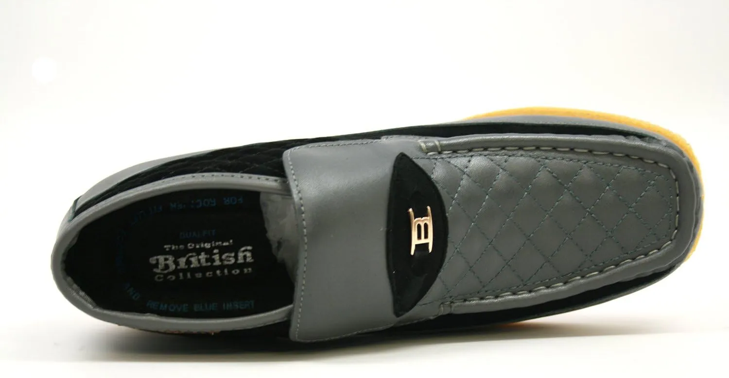British Collection Checkers Slip On Shoes
