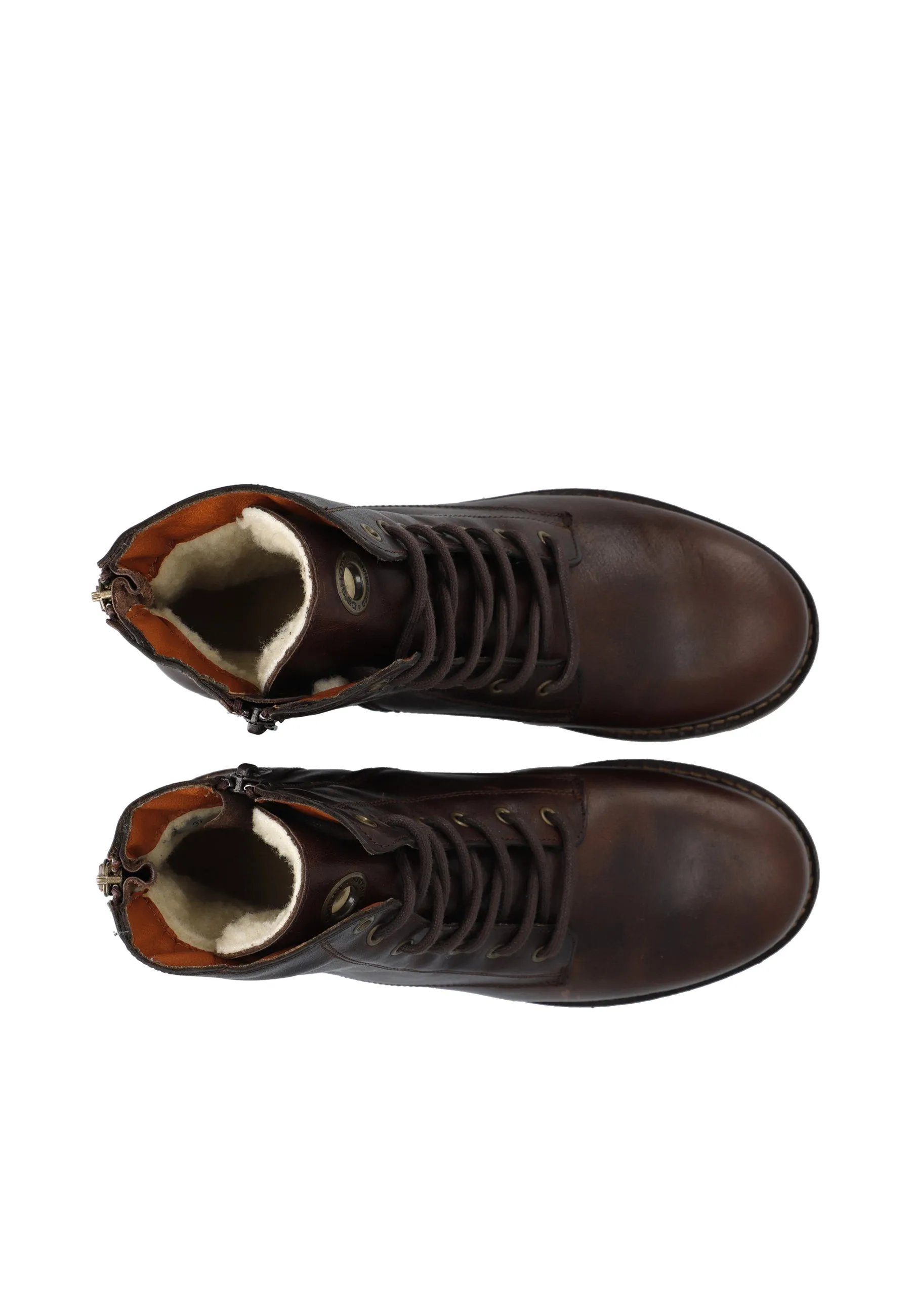 CASAYA LACE UP BOOT - Coffee