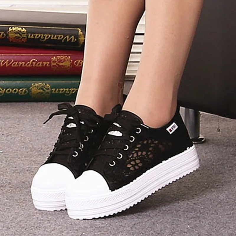 Casual Lace Canvas Shoes