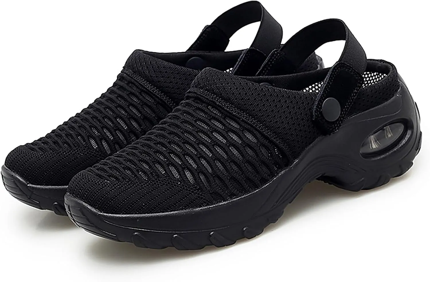 Cathalem Mules for Women 2024 Air Cushion Orthopedic Slip on Shoes Air Cushion Slip-on Diabetic Walking Shoes for Women