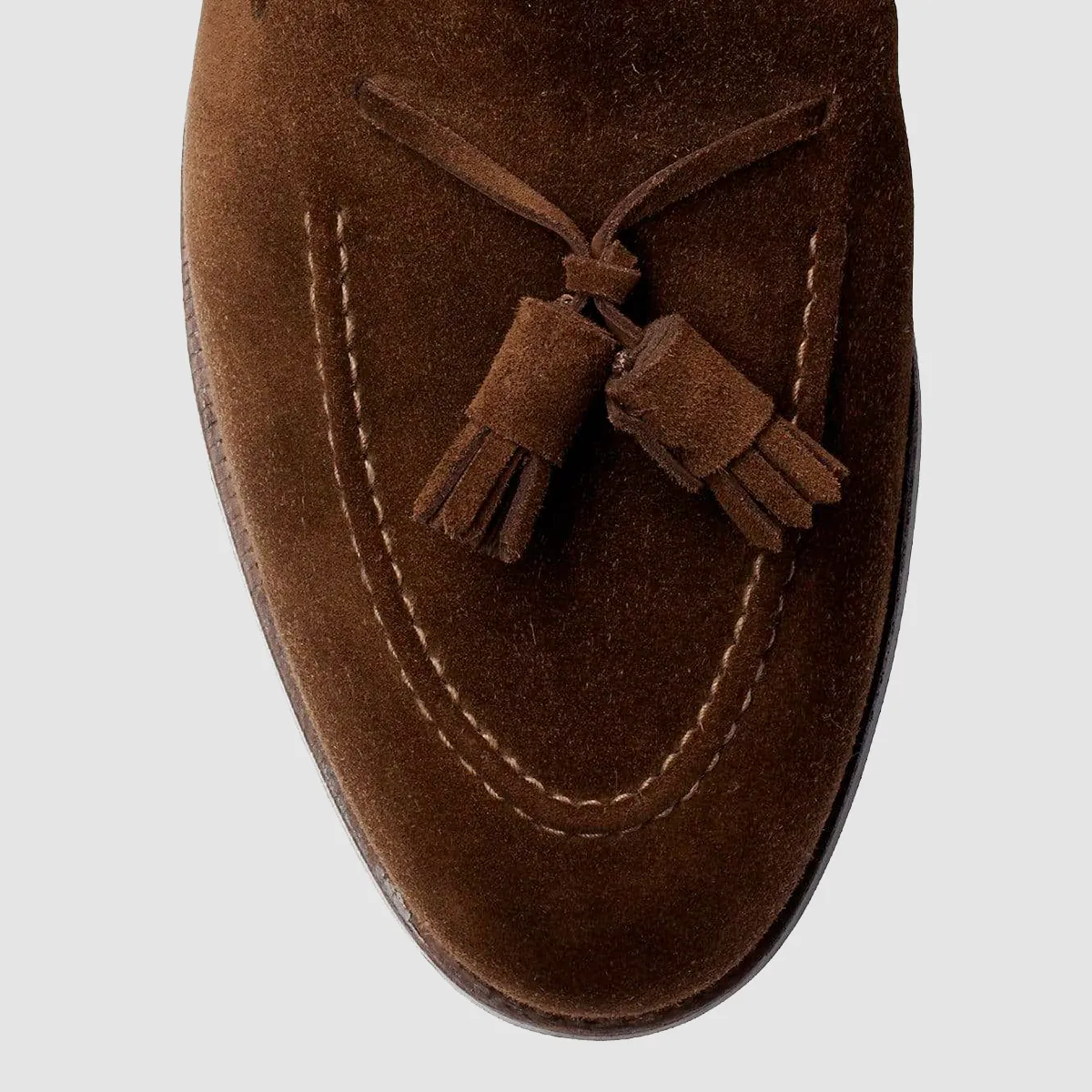 Cavendish 2, Dark Brown Calf Suede, Leather Sole