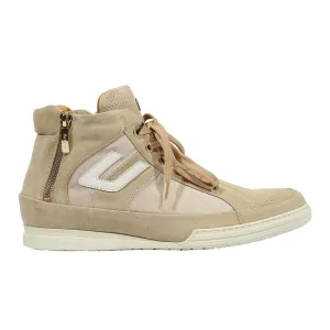 Cesare Paciotti Luxury Italian Men's 4US Cam NY Sam Beige Sneakers (CPM5323)