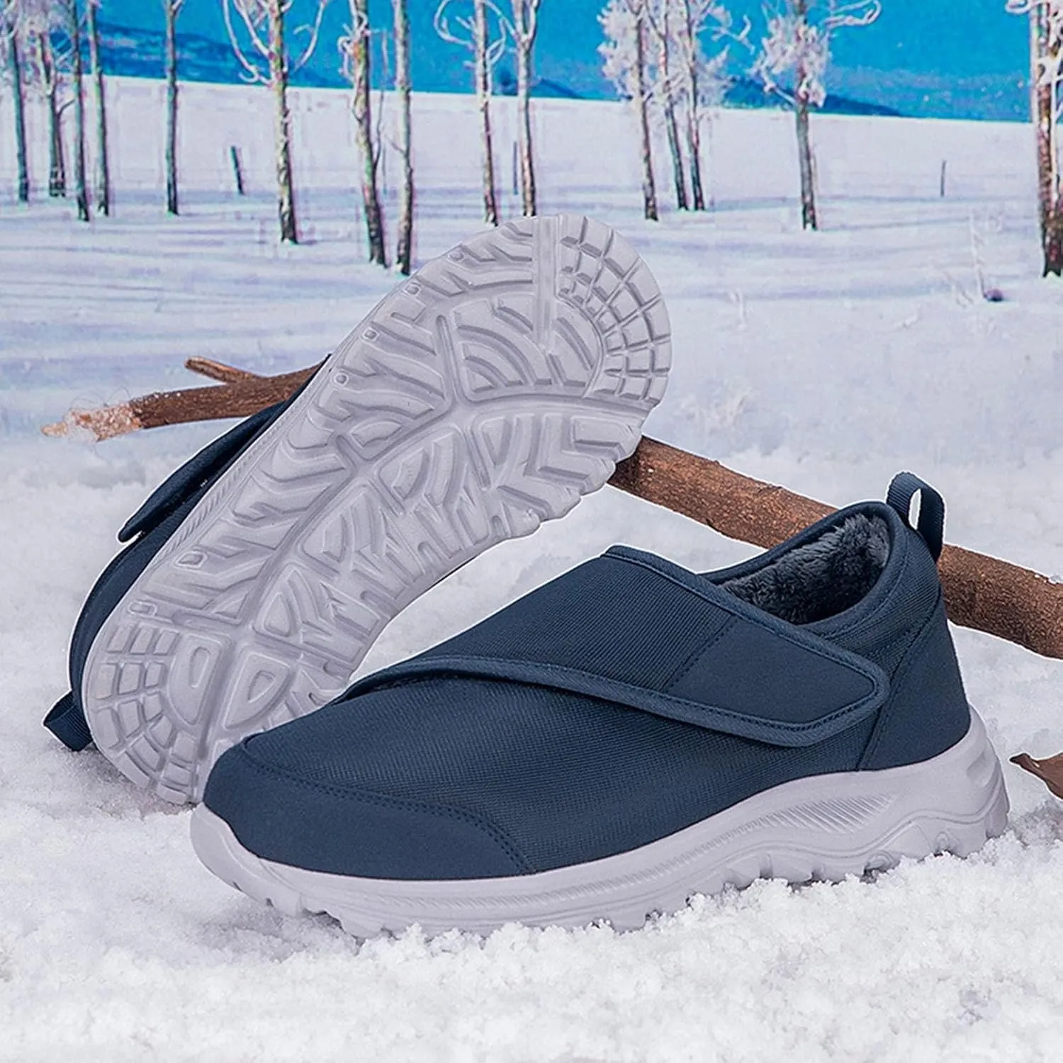Chunky Heel Winter Boots for Women Women's Snow Boots Size 7 W Slip On Winter Shoes for Women Womens Ankle Boots Fur Lined Mid Calf Winter Boots Women Prime of Day Deals Today 2024