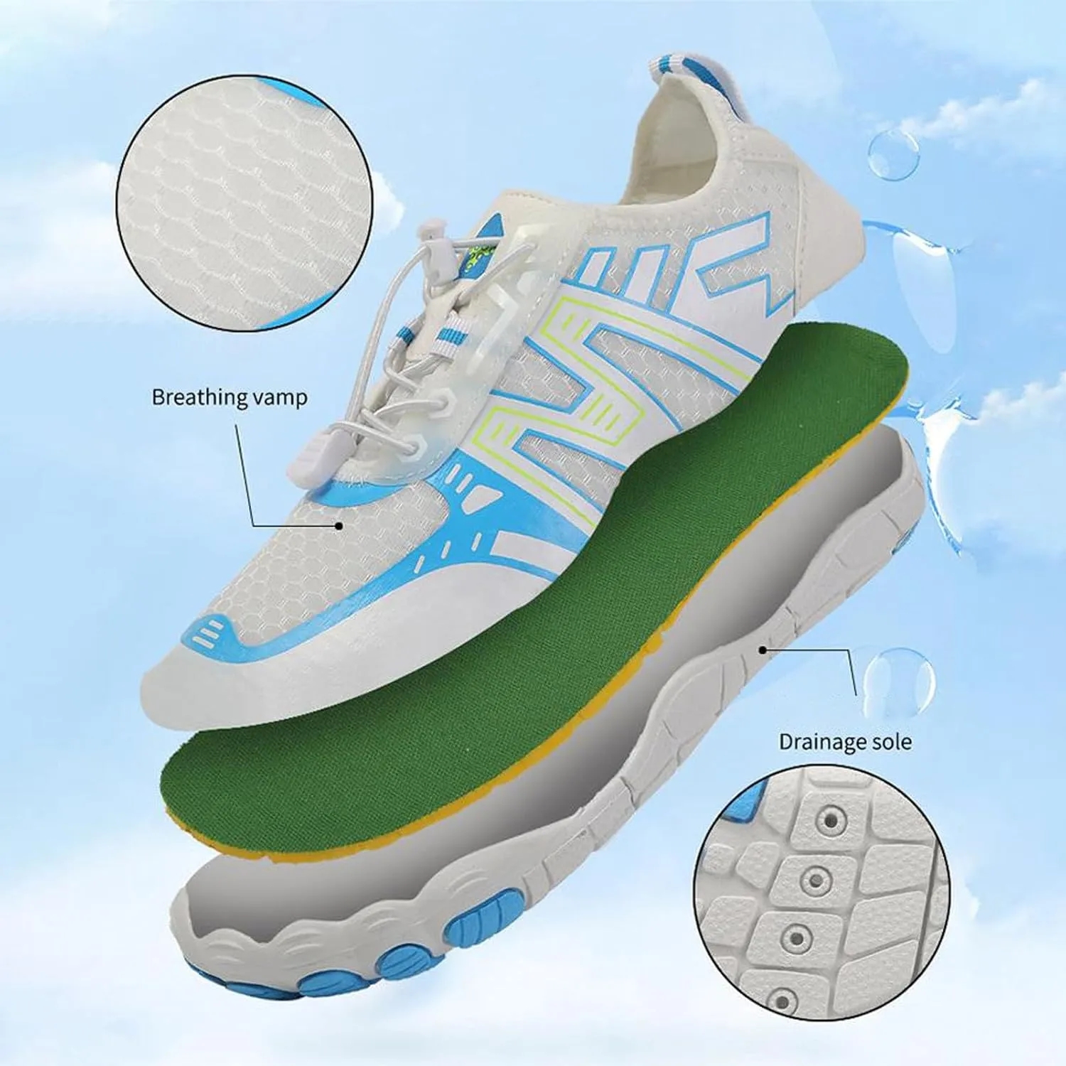 Couple Sports Shoes Outdoor Wading Non Slip Beach Shoes Diving Swimming Riding Sneaker Boots for Men Winter