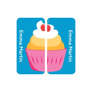 Cupcakes Shoe Labels