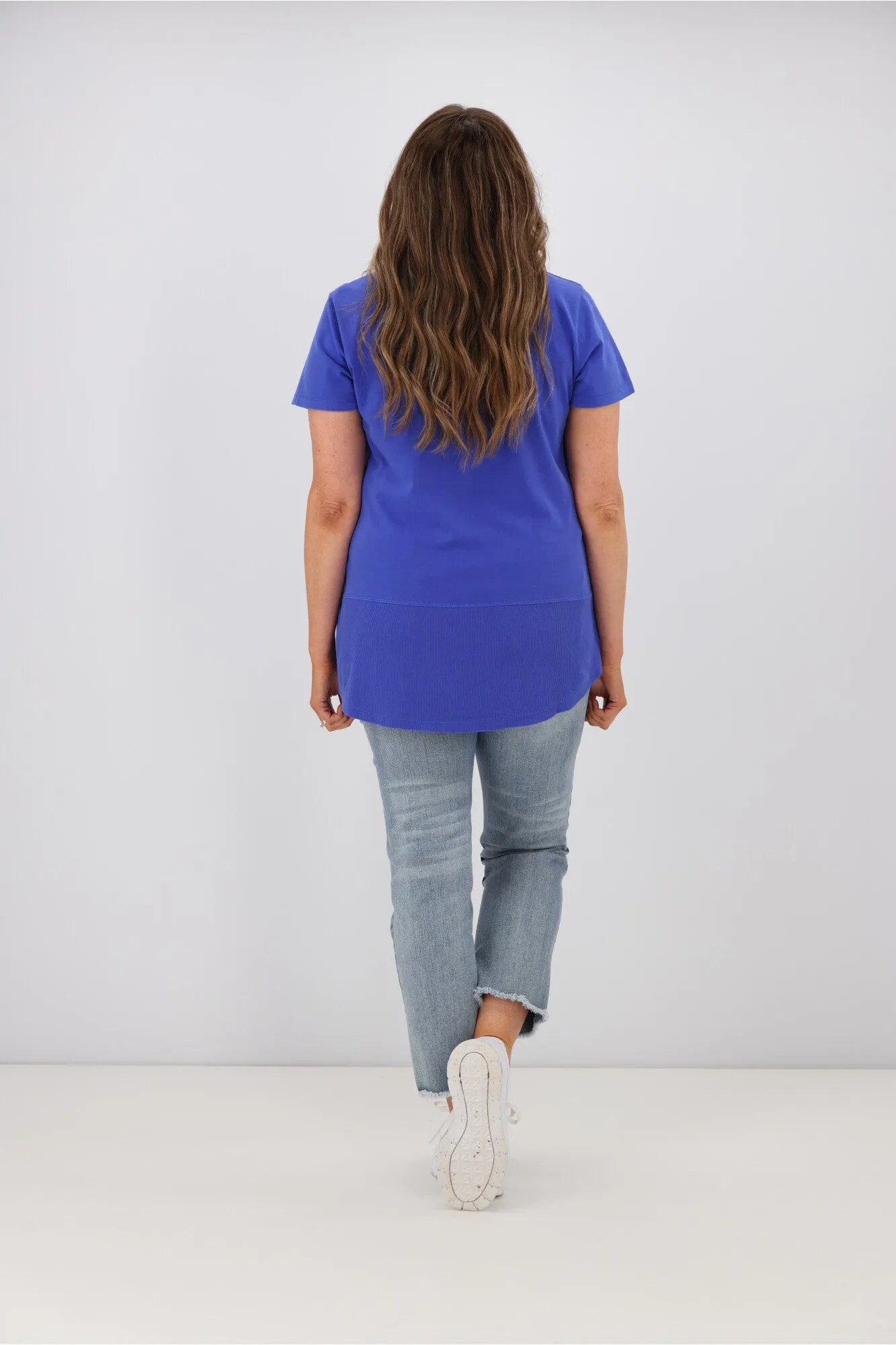 Elm Fundamental Rib S/S Tee Royal Blue