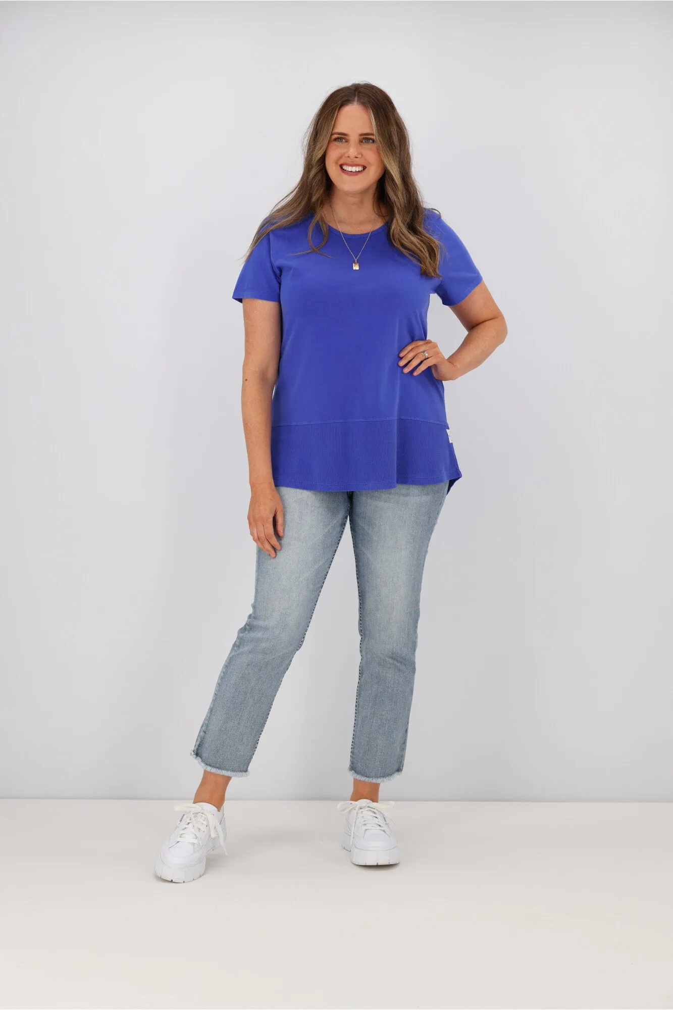 Elm Fundamental Rib S/S Tee Royal Blue