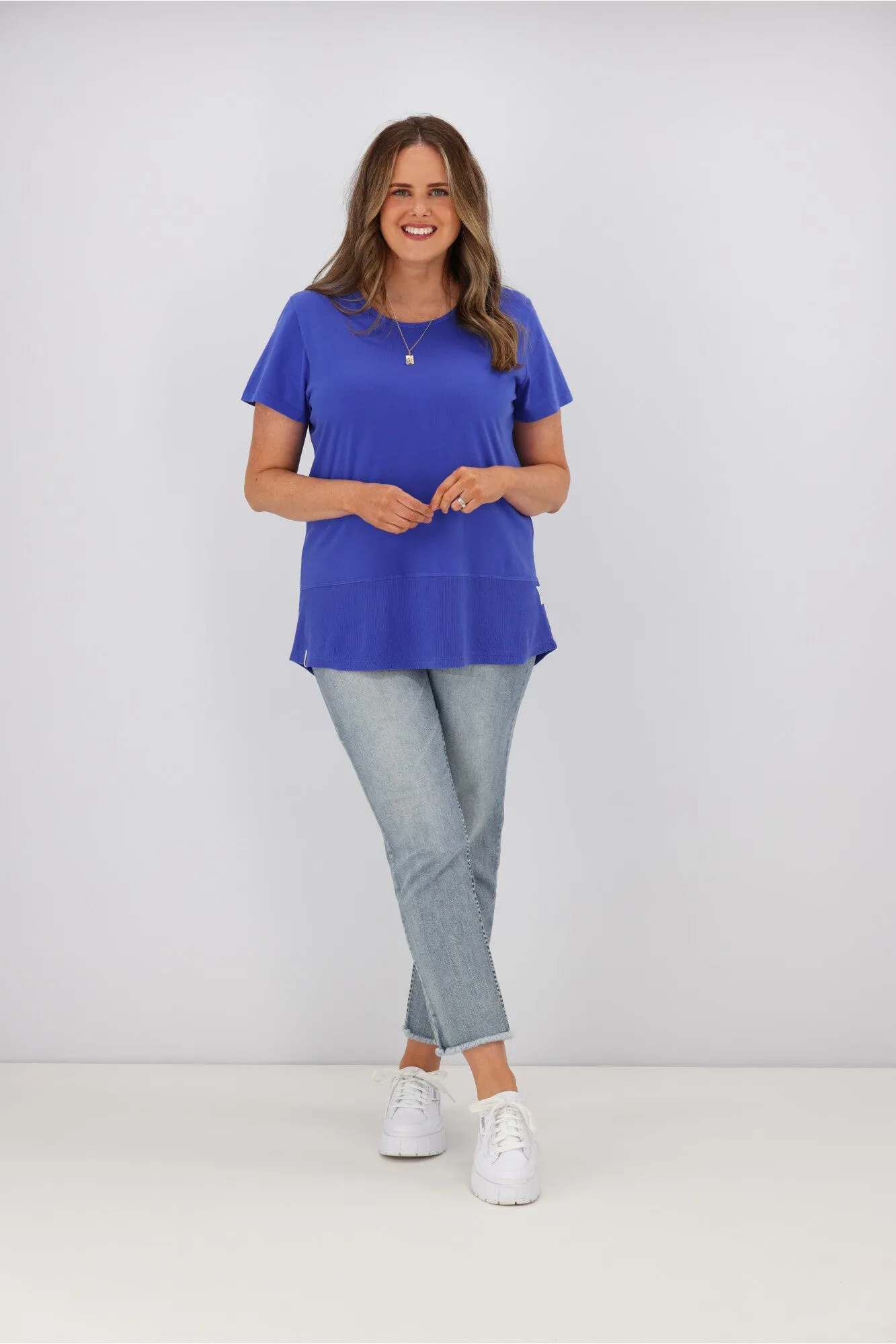 Elm Fundamental Rib S/S Tee Royal Blue