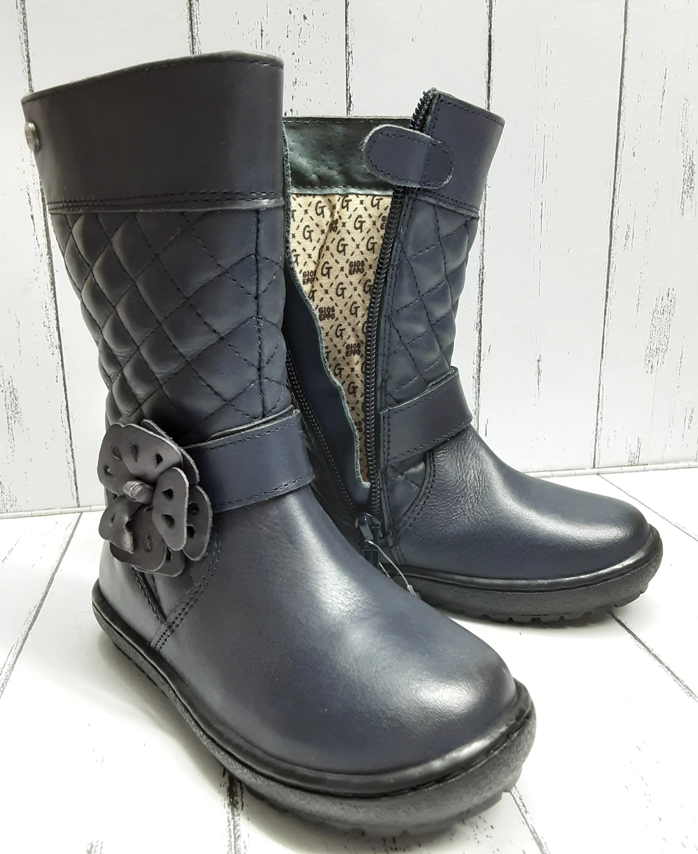 GIOSEPPO -  CHAMONIX - 28 600-03 - Mid Calf Boot - Navy