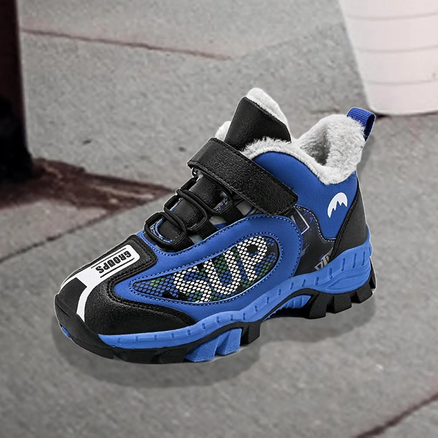 Girls Boys Kids Snow Boots Waterproof Non Slip Outdoor Winter Shoes Plush Lined Walking Shoes