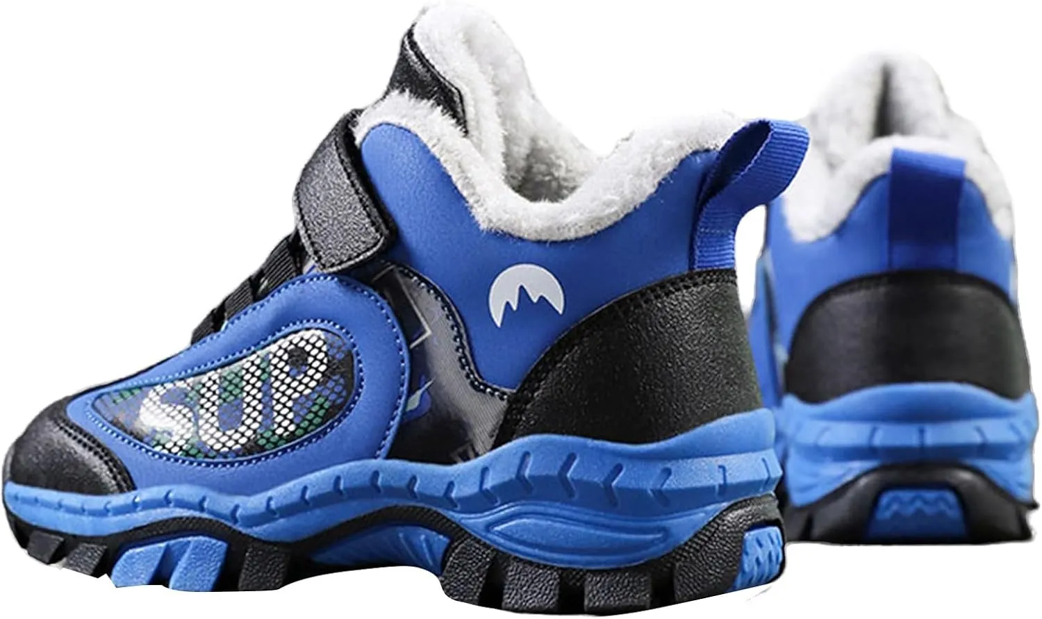 Girls Boys Kids Snow Boots Waterproof Non Slip Outdoor Winter Shoes Plush Lined Walking Shoes