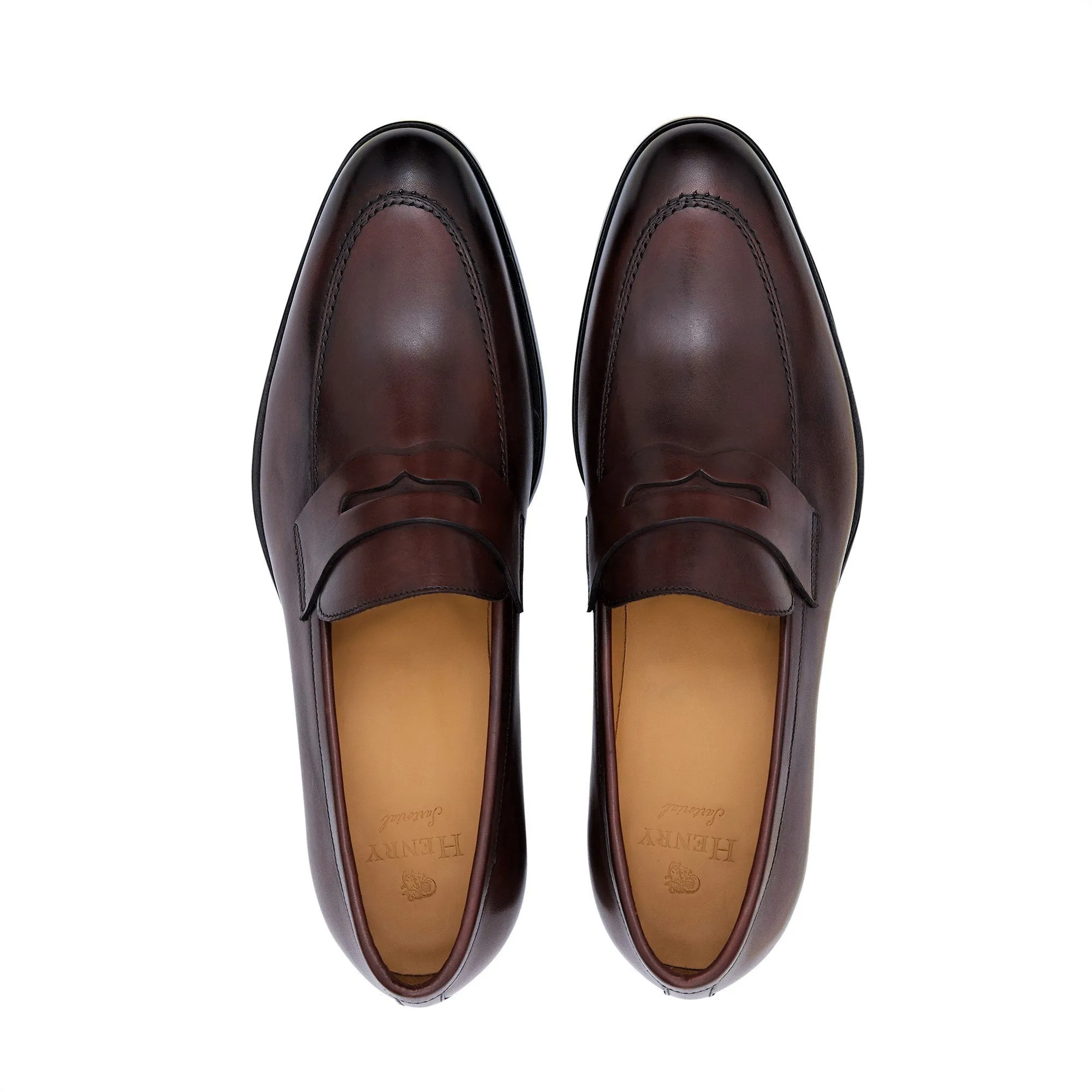 HENRY SARTORIAL Campbell Loafers CHERRY