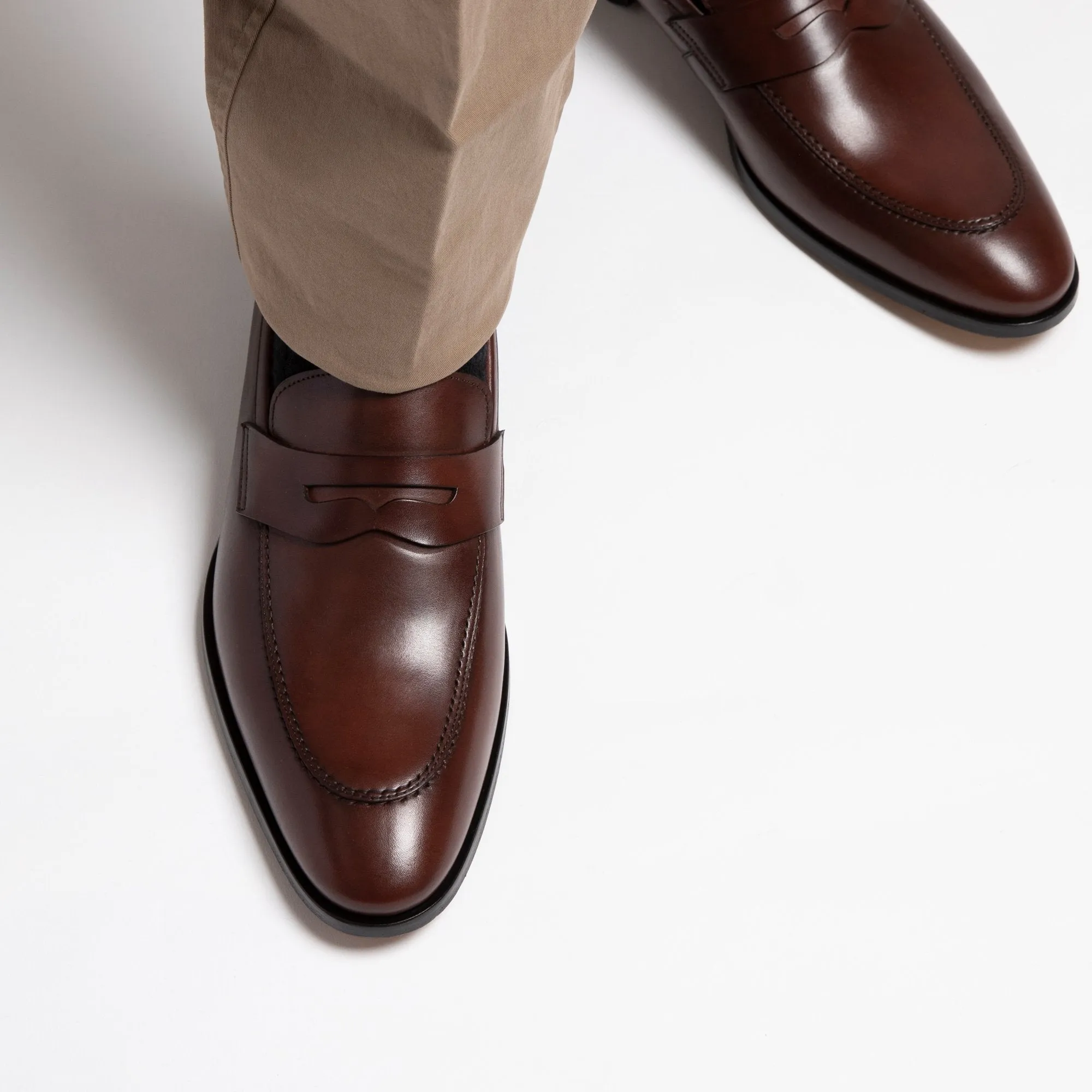 HENRY SARTORIAL Campbell Loafers CHERRY