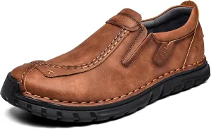 Honeystore Men's Loafers Flats Driving Casual Slip-on Shoes