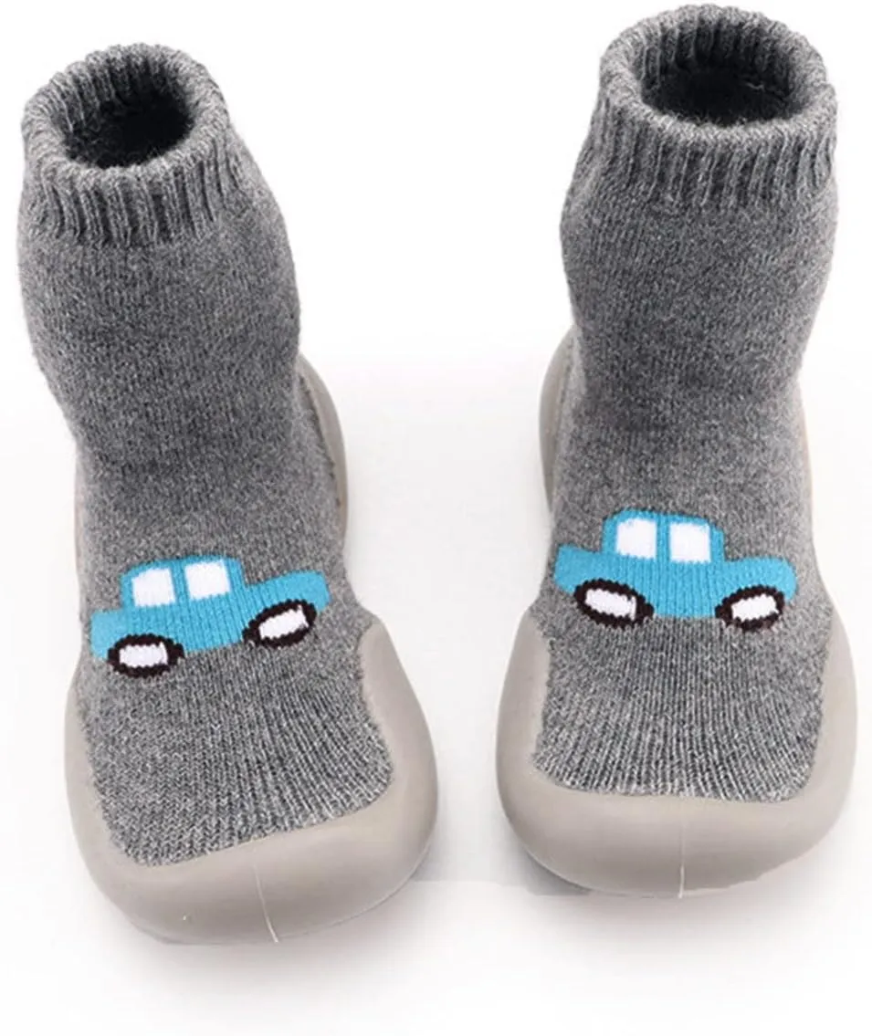 Infant Shoes,Infant Shoes Sock Shoes Anti-Slip Fuzzy Slipper Soft Indoor Boys Shoes 0-4 Years