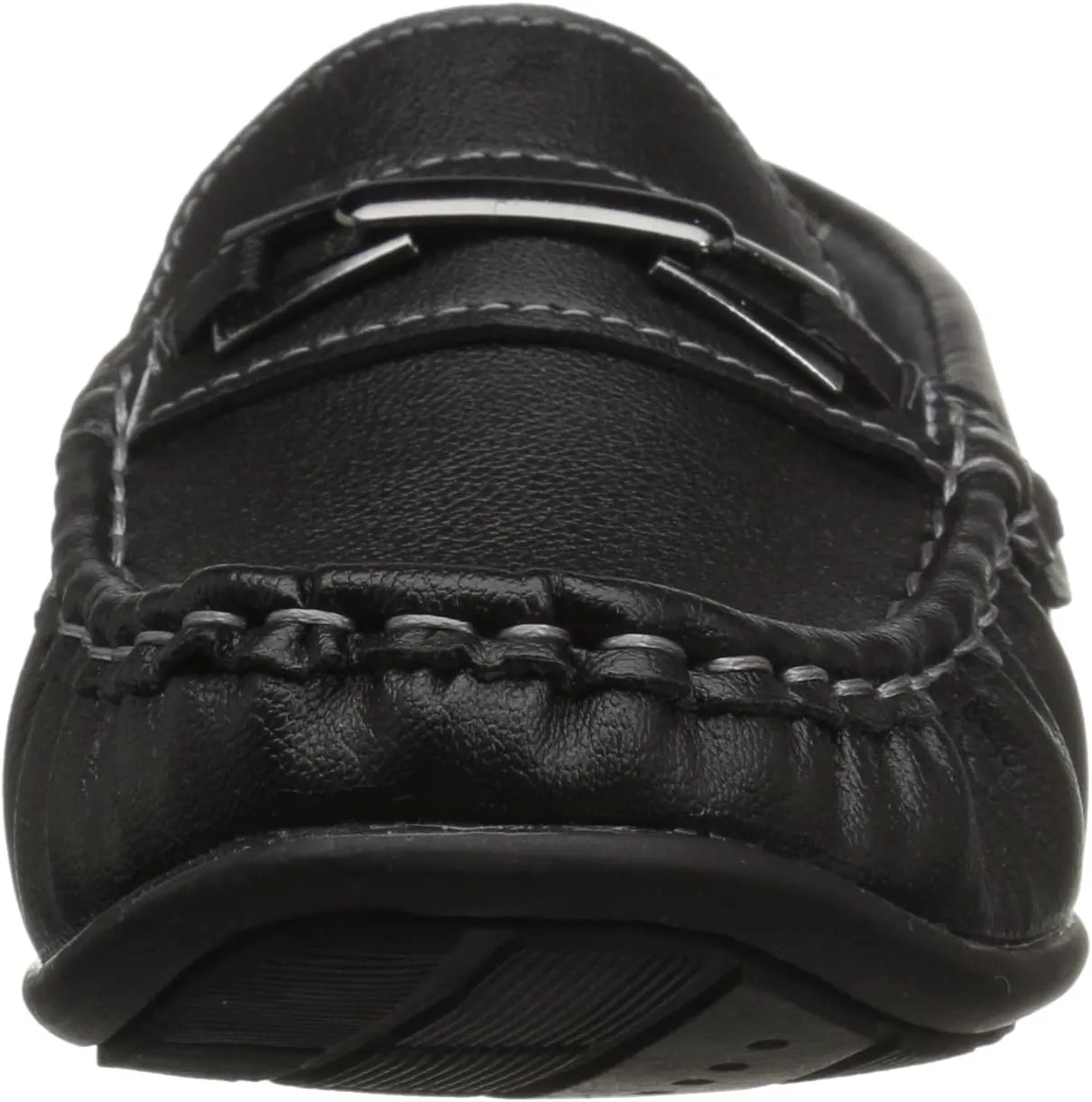 JOSMO Unisex-Child Boys Loafer with Metal Accent Driving Style
