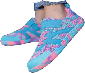 Kids Breathable Sneakers Flat Non Slip Sole Rubber Sport Shoes Boys Girls Outdoor Running Sport Shoes Mesh Casual