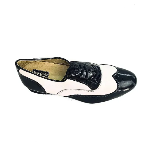 Mambo Tango Wingtip Leather Mens Dance Shoes