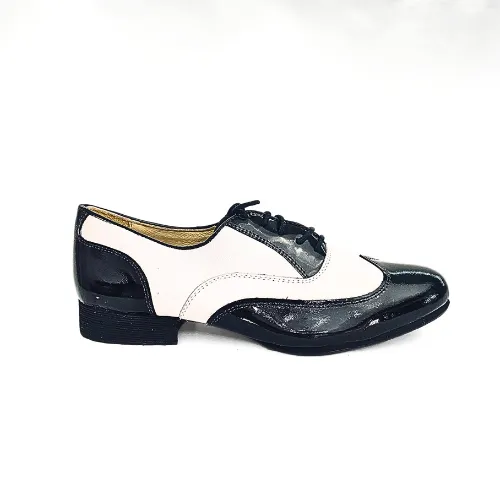 Mambo Tango Wingtip Leather Mens Dance Shoes