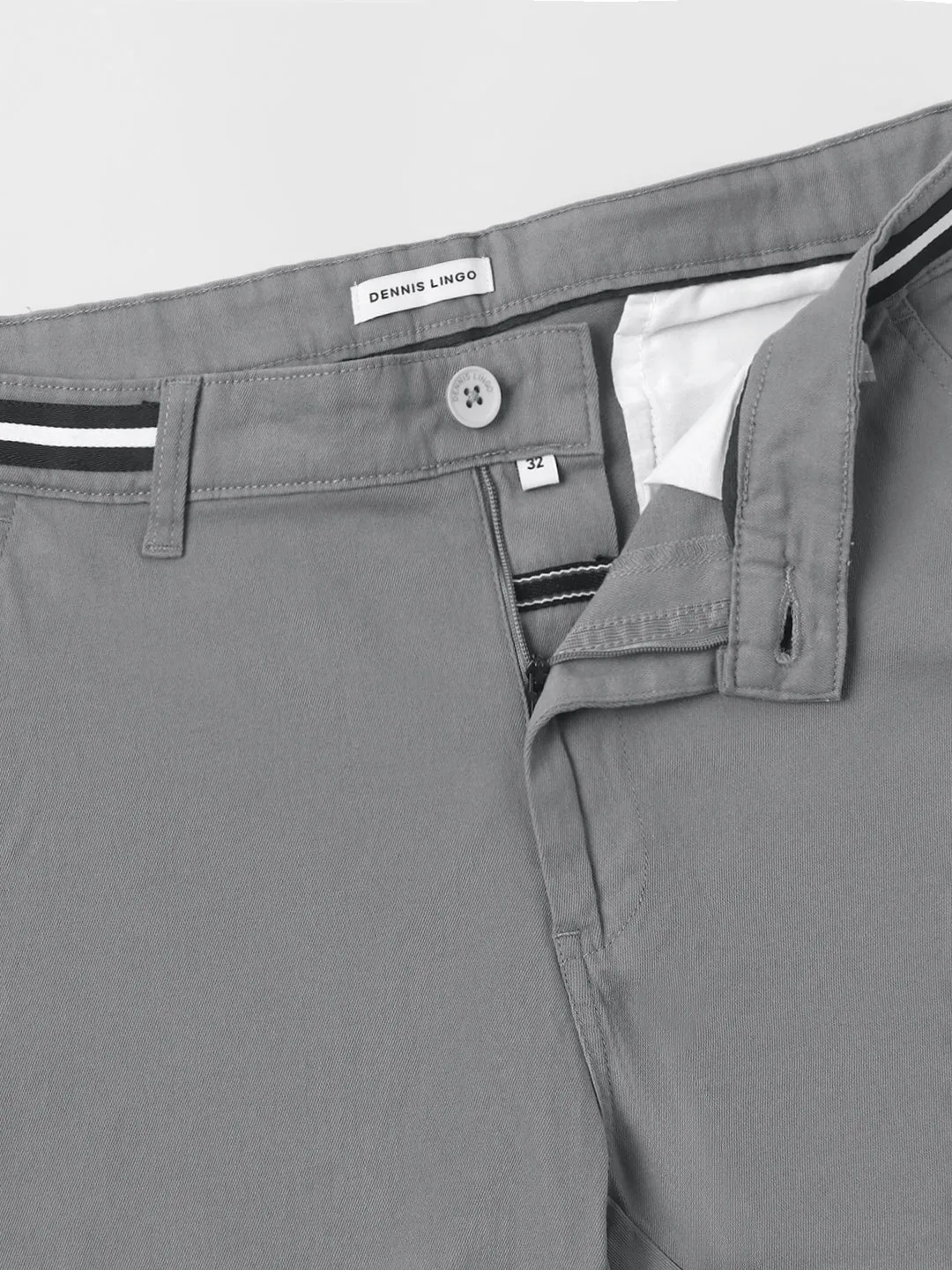 Men's CeMen'st Grey Slim Fit Wrinkle Free Chinos