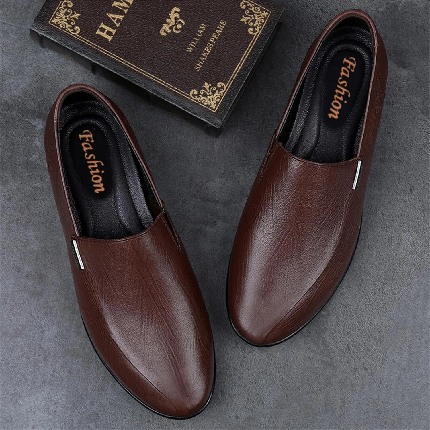 Men's Dress Loafers Comfor Table Driving Slip On Shoes
