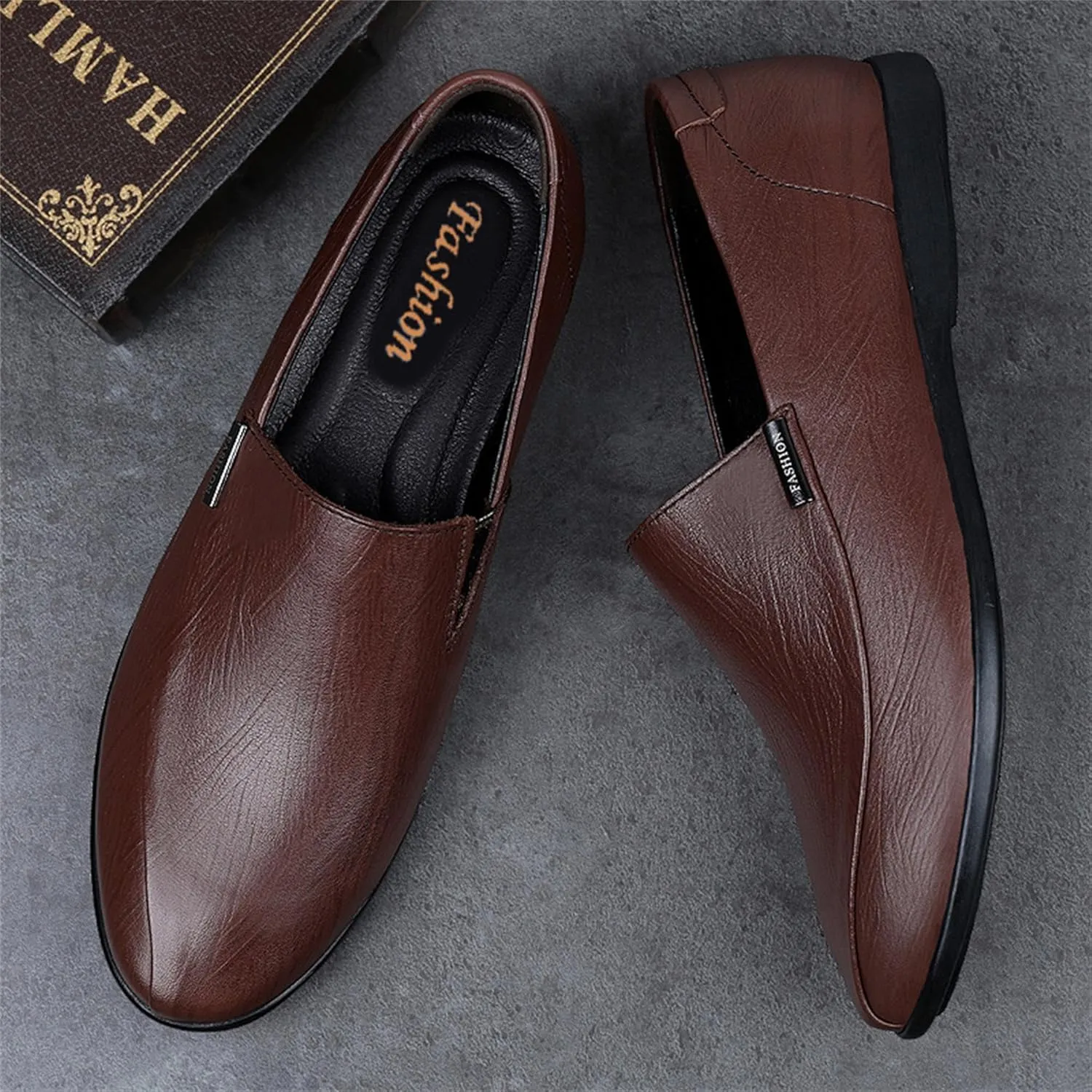 Men's Dress Loafers Comfor Table Driving Slip On Shoes