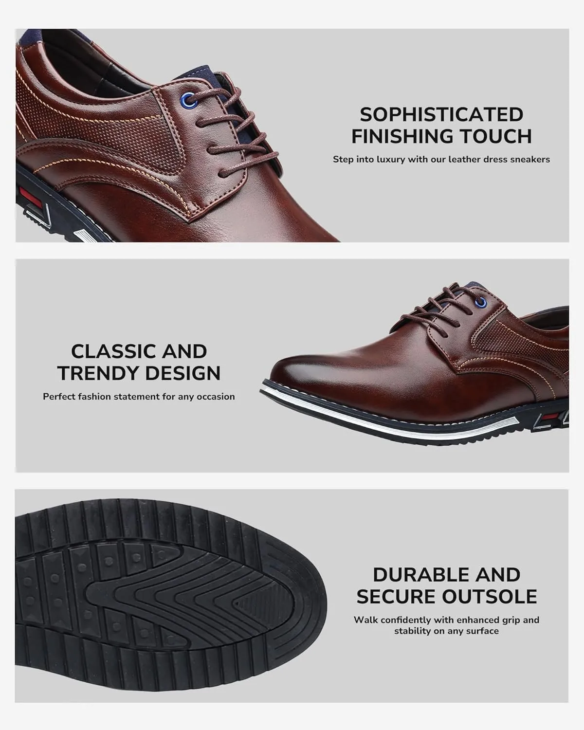 Men??s Dress Shoes Casual Business Oxford Derby Orthopedic Leather Shoes Comfortable Walking Shoes Office Loafers Work Flats Men's Shoes