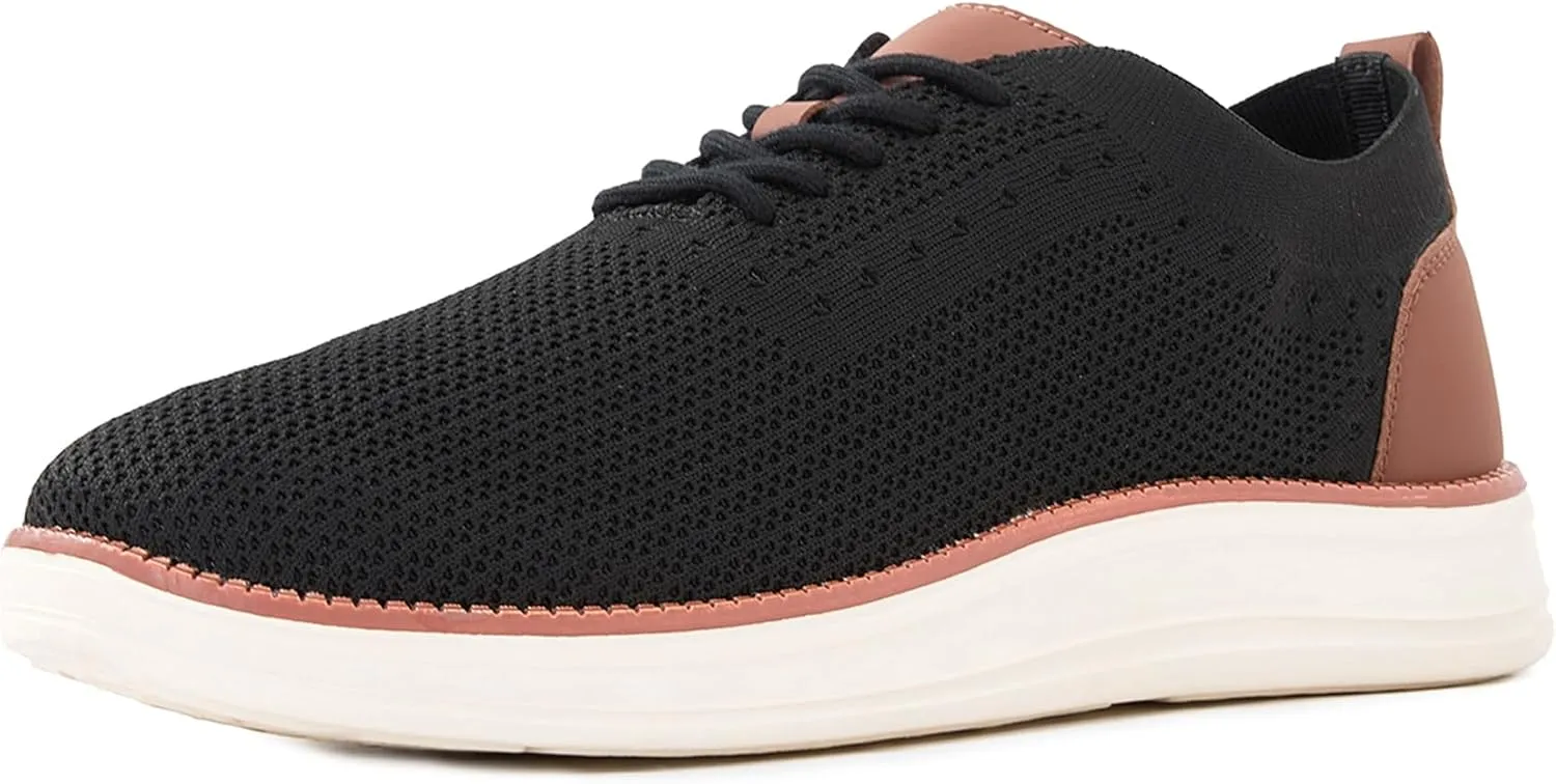 Men's Fashion Dress Sneakers Casual Walking Shoes Business Oxfords Comfortable Breathable Lightweight Tennis Zapatos para Hombre