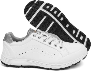 Men's Golf Shoes Professional Waterproof Spike Plus Size Golf Shoes Men's Lightweight Outdoor Non-Slip Walking Shoes