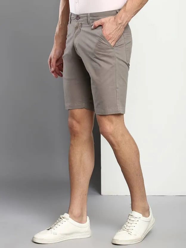 Men's Grey Slim Fit Shorts
