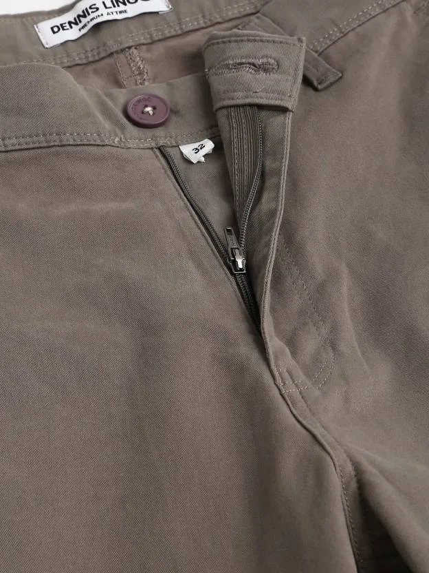 Men's Grey Slim Fit Shorts