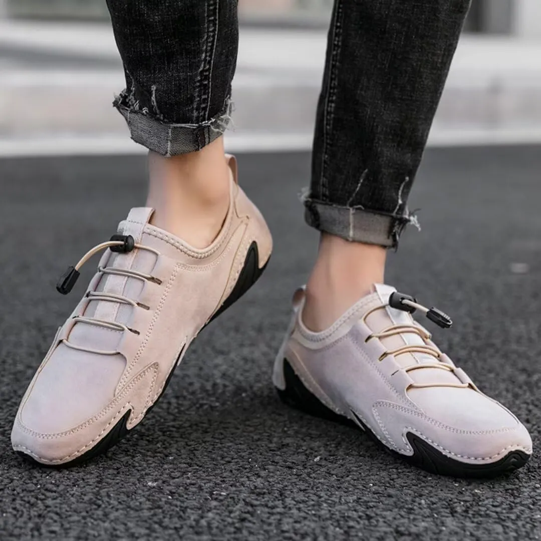 Men's Handmade Leather Shoes Soft Driving Loafers Sneakers