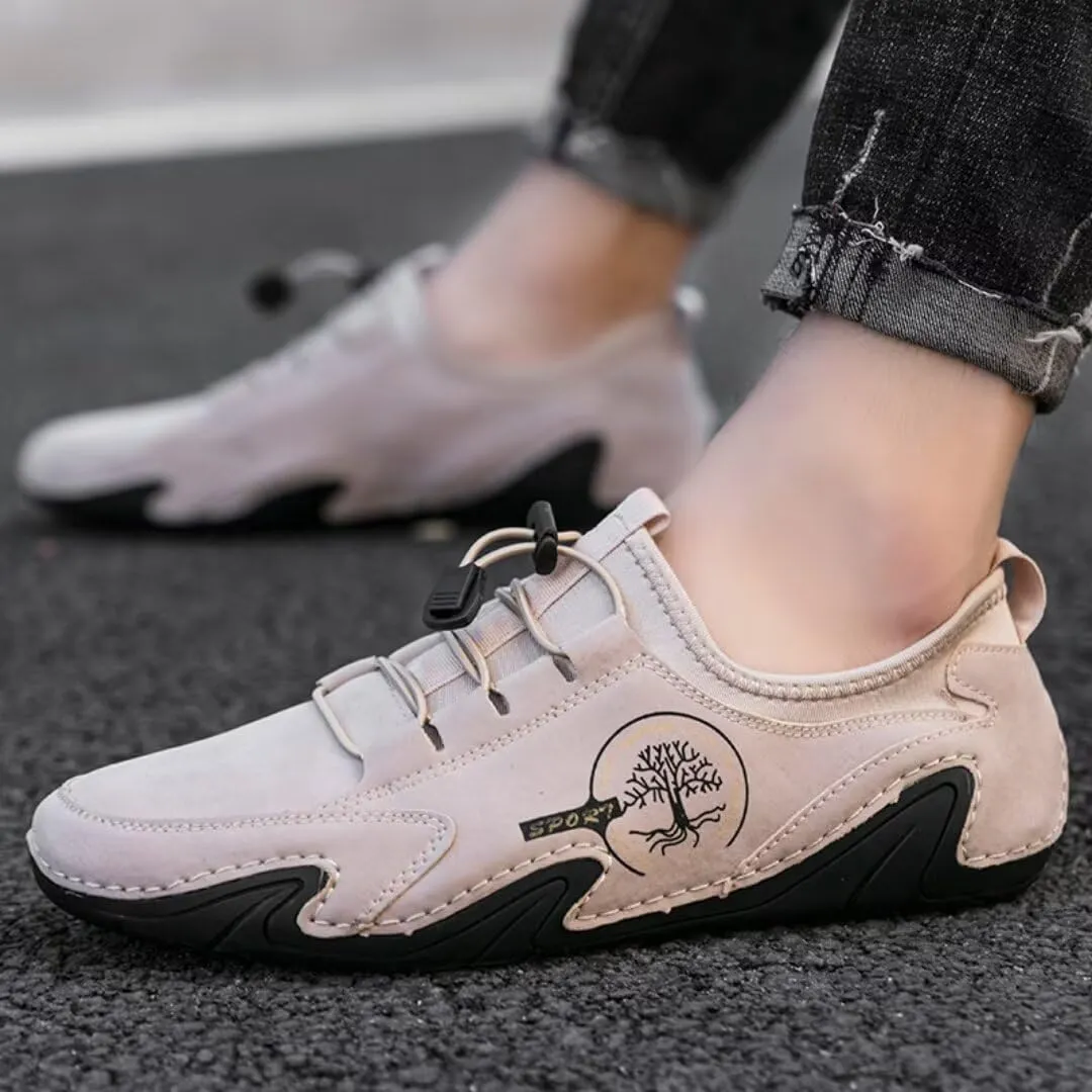 Men's Handmade Leather Shoes Soft Driving Loafers Sneakers