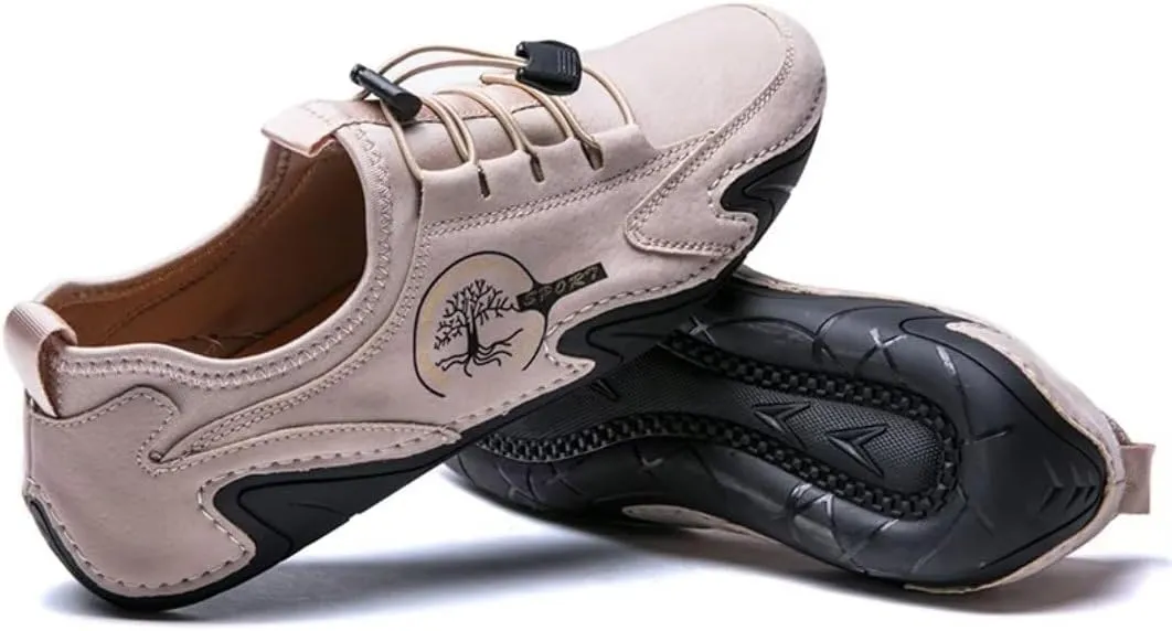Men's Handmade Leather Shoes Soft Driving Loafers Sneakers