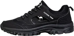 Men's Hiking Shoes Lightweight Breathable Non Slip Outdoor Lace Up Comfortable Hiking Shoes Work Shoe for Men