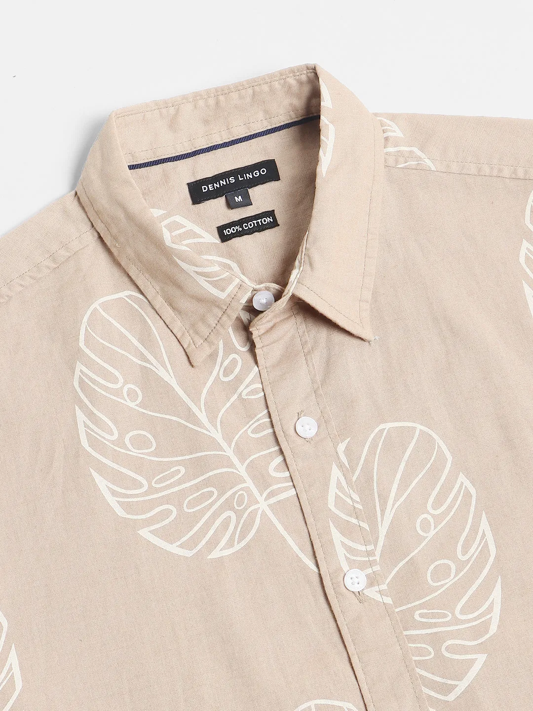 Men's Regular Fit Floral Printed Pure Cotton Casual Shirt