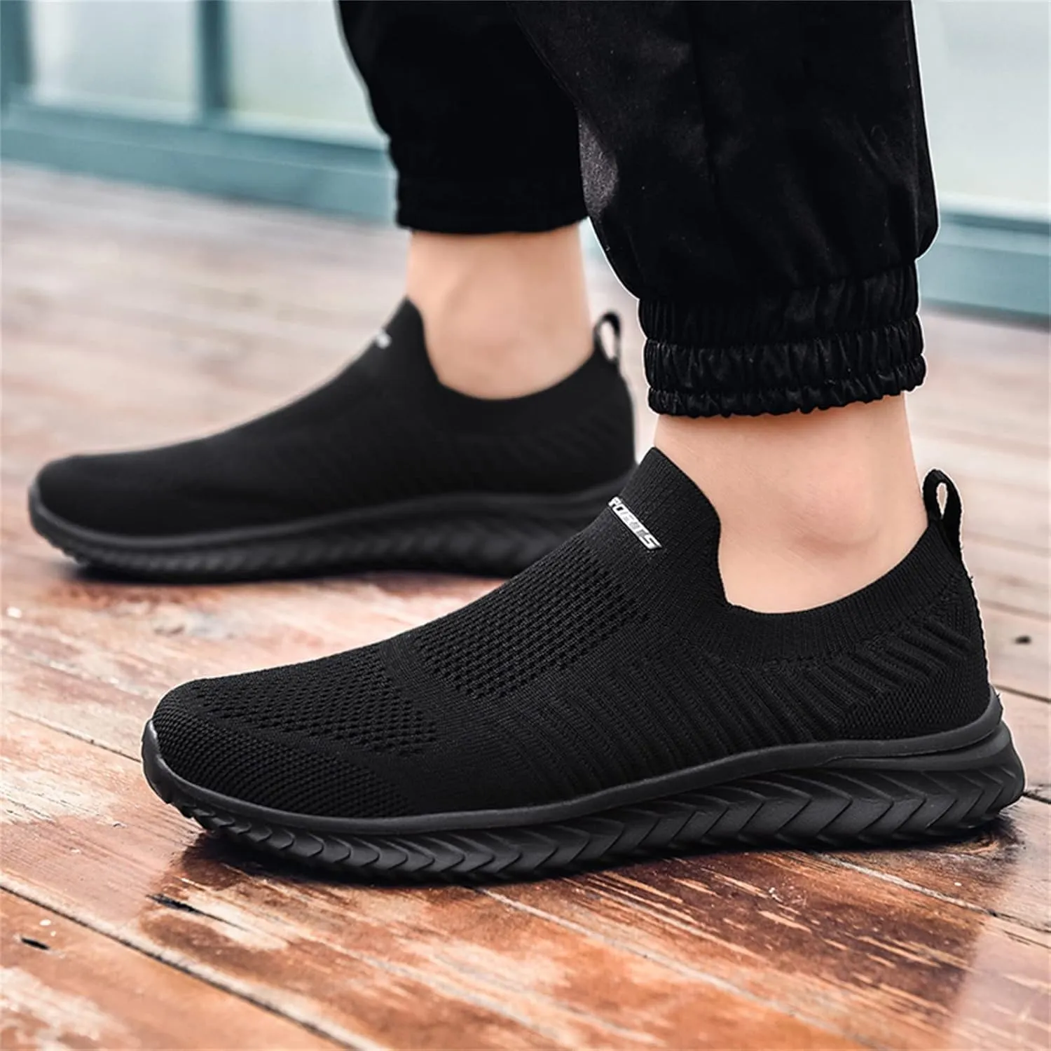 Mens Walking Shoes Mens Slip on Shoes Sneaker for Men Tennis Shoe for Men Mesh Breathable Sneaker