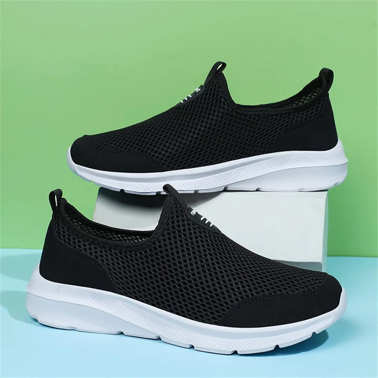 Mens Walking Shoes Men's Sneakers Shoe for Men Slip on Shoe for Men Breathable Mesh Sneaker