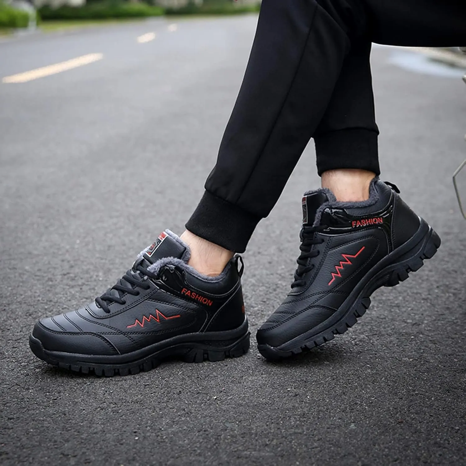 Men's Work Boots Non Steel Toe Hiking Sneakers Ankle Ladies Women Safety Toe Shoes Business Casual Waterproof Platform Botas Slip Resistant Hike Grounded Footwear