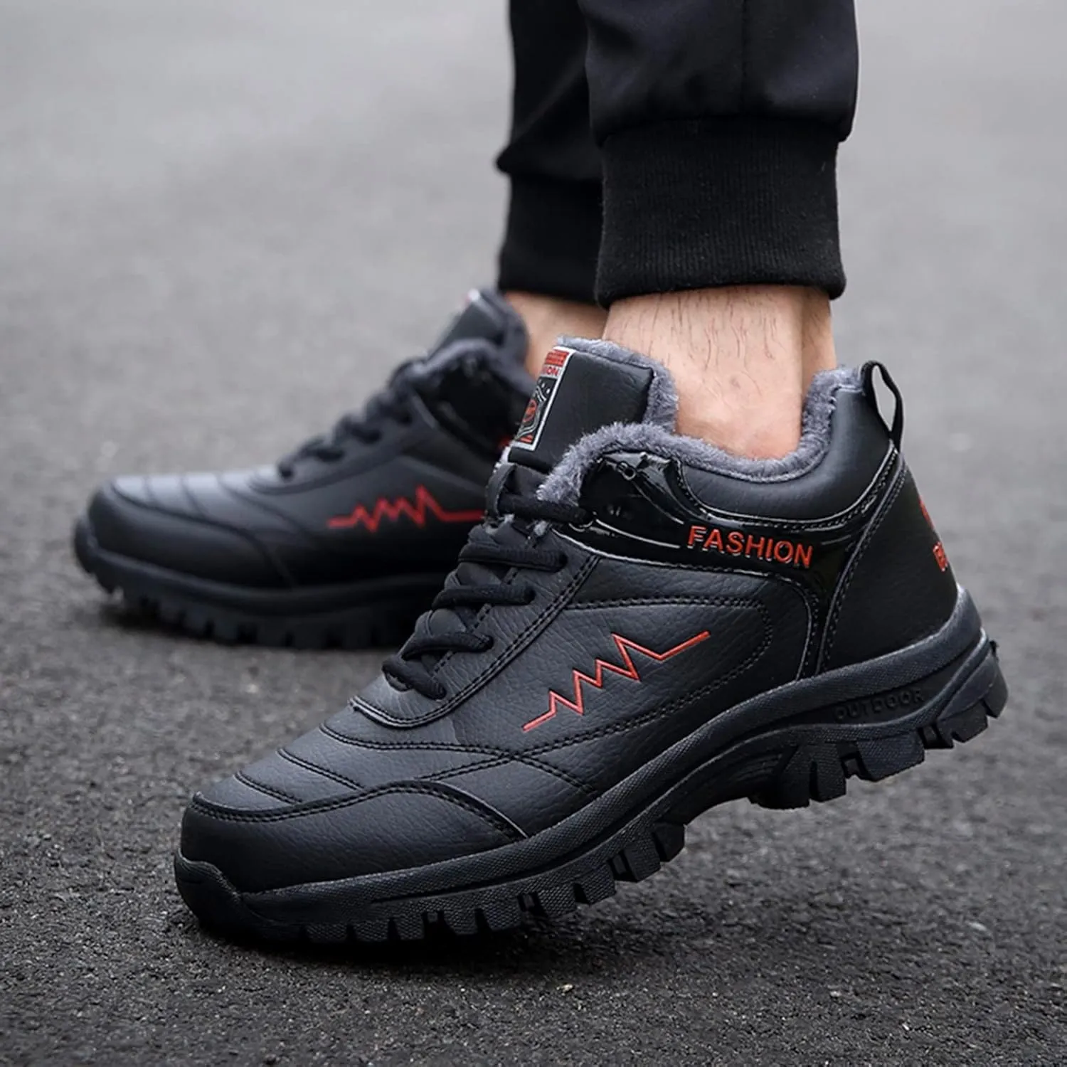 Men's Work Boots Non Steel Toe Hiking Sneakers Ankle Ladies Women Safety Toe Shoes Business Casual Waterproof Platform Botas Slip Resistant Hike Grounded Footwear