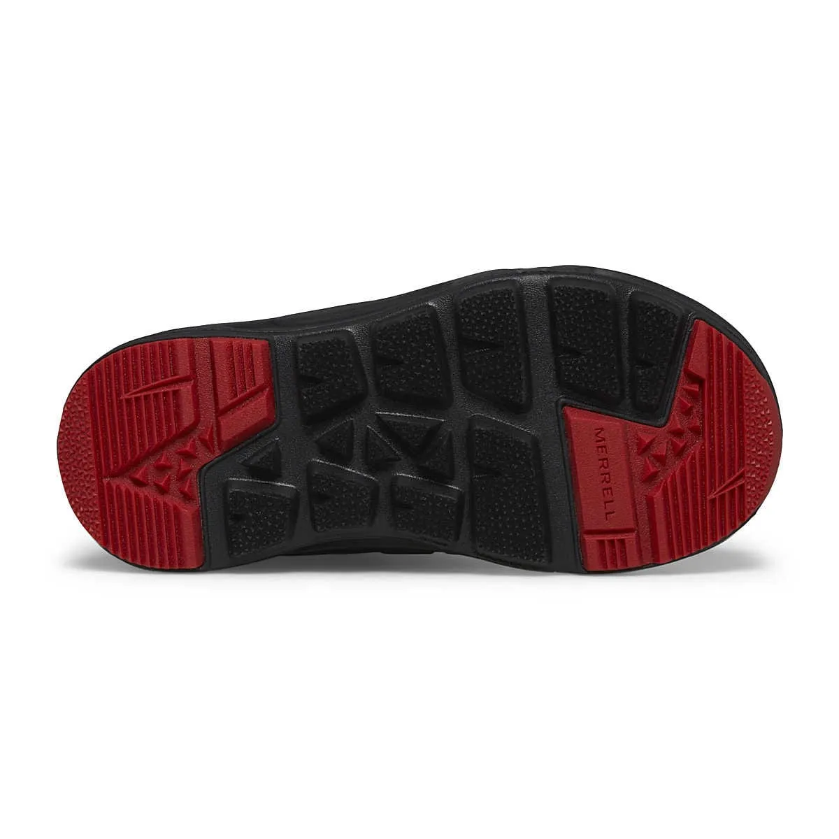 Merrell Big Kid's Snow Quest Lite 3.0 Waterproof Winter Boots - Black/Grey/Red