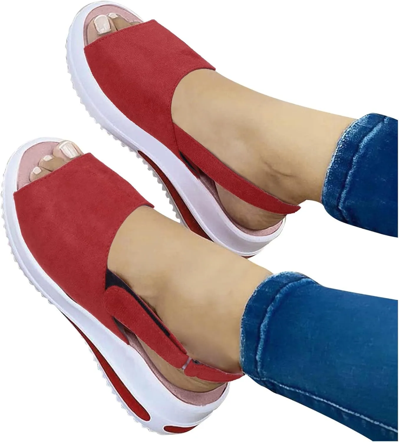 Platform Sneakers for Women Wide Size Walking Shoes Women Wide Feet Fall Casual Shoes for Women 2023 Sneakers for Walking Women Zapatos De Mujer De Vestir Comodos Plataforma De Espartaanchos