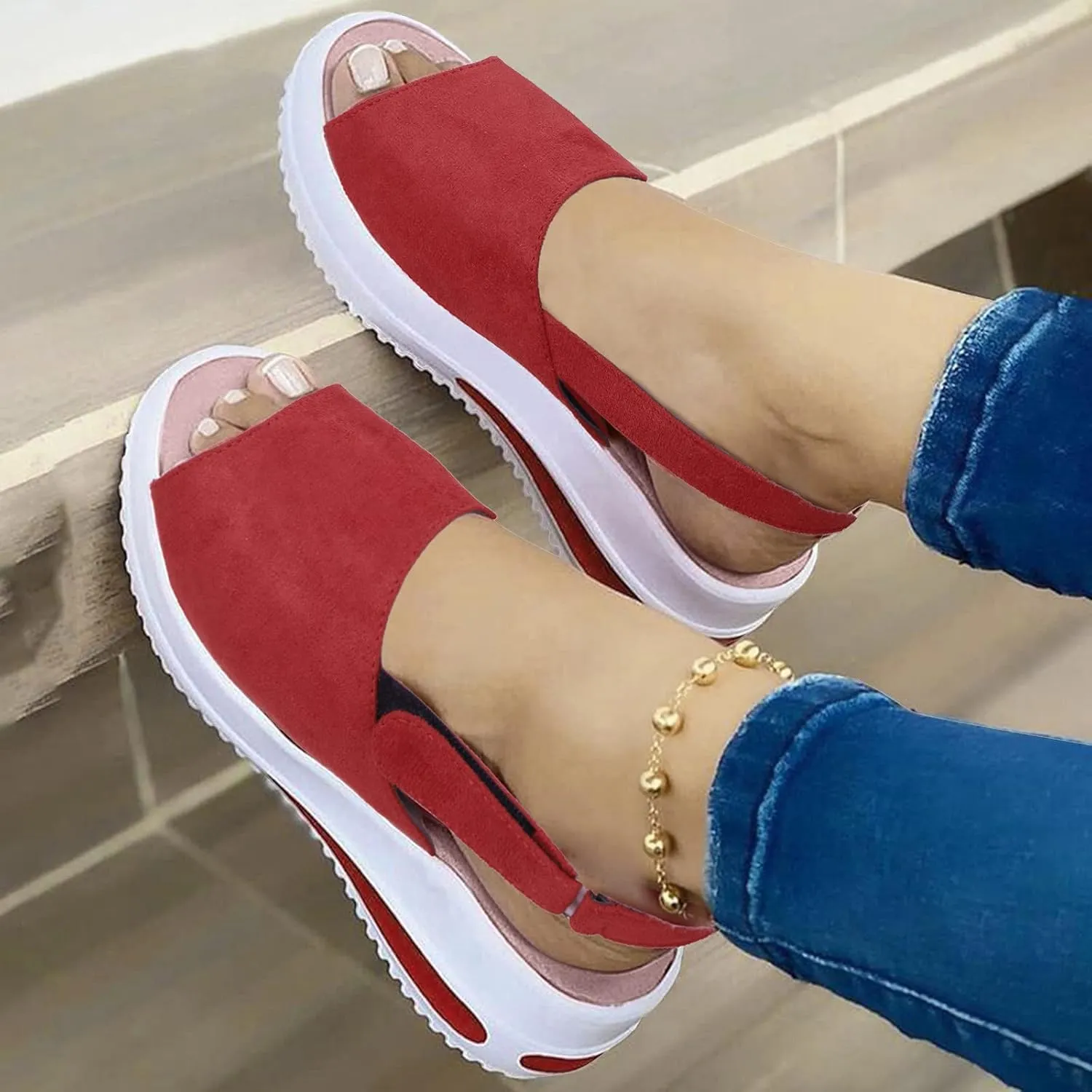 Platform Sneakers for Women Wide Size Walking Shoes Women Wide Feet Fall Casual Shoes for Women 2023 Sneakers for Walking Women Zapatos De Mujer De Vestir Comodos Plataforma De Espartaanchos