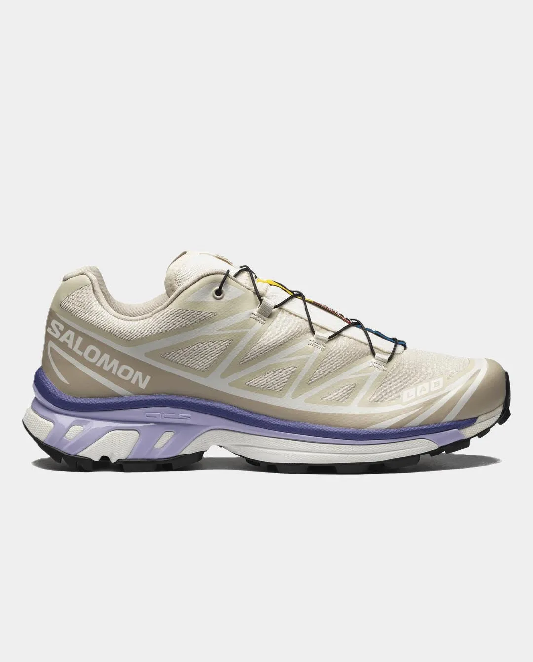 Salomon - XT-6 Shoe - Almond Milk/Silver Cloud/Liberty