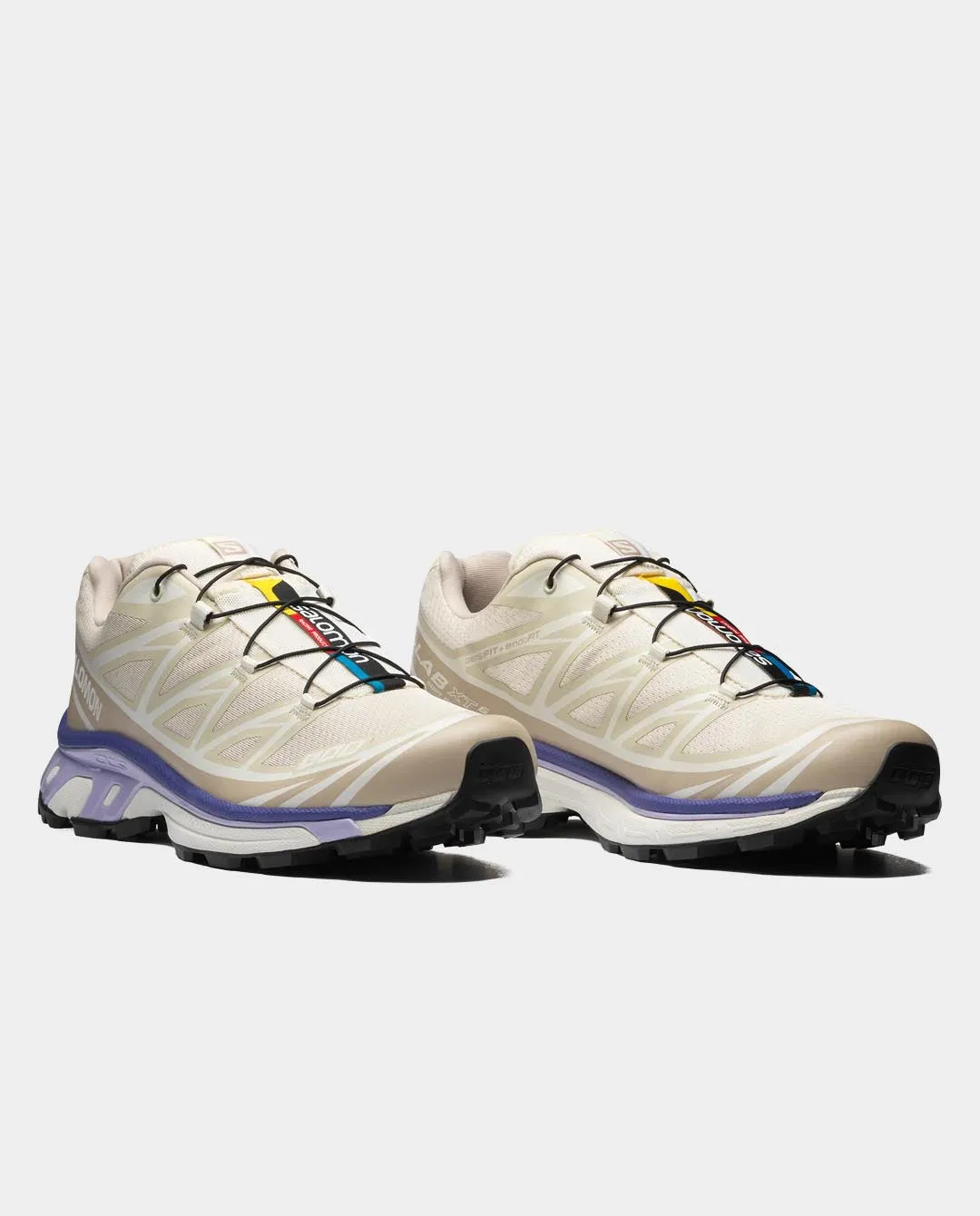 Salomon - XT-6 Shoe - Almond Milk/Silver Cloud/Liberty