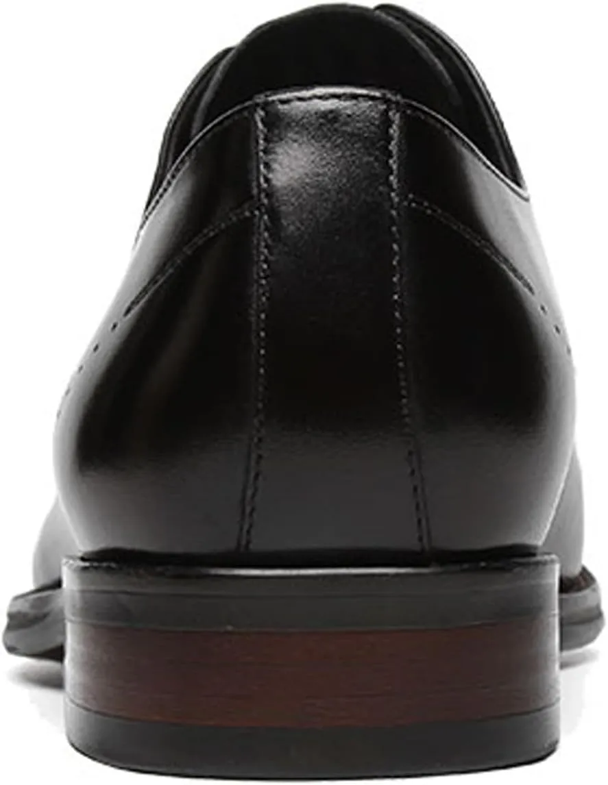 Santimon Men??s Genuine Leather Oxfords Dress Shoes ?C Handcrafted Cap-Toe Derby Shoes for Formal, Tuxedo, Prom, Wedding & Business Casual